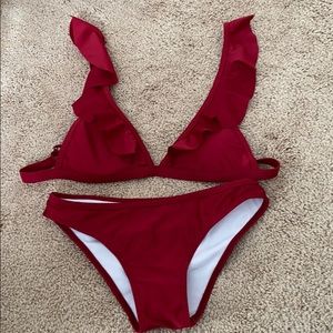 Red bikini sz small